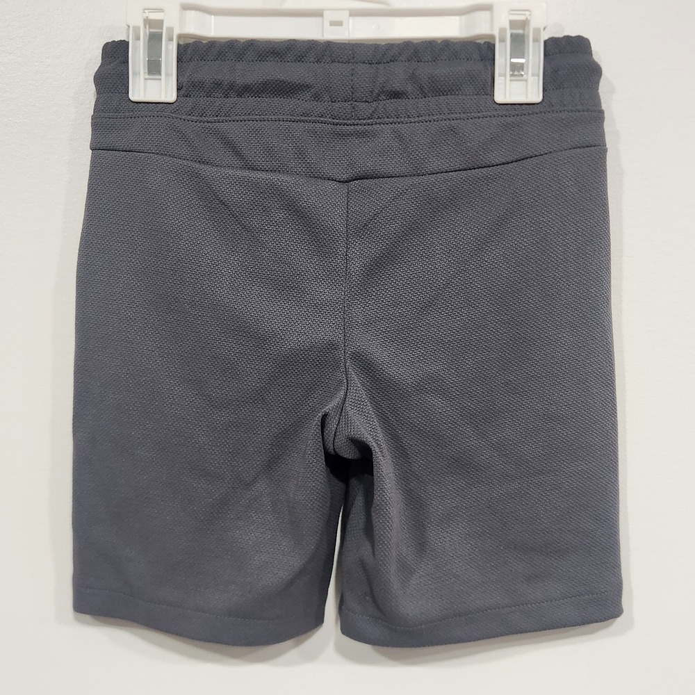 Art Class Boys Gray Textured Knit Athletic Shorts Size S 6/7 NWT Zipper Pockets - Picture 2 of 3